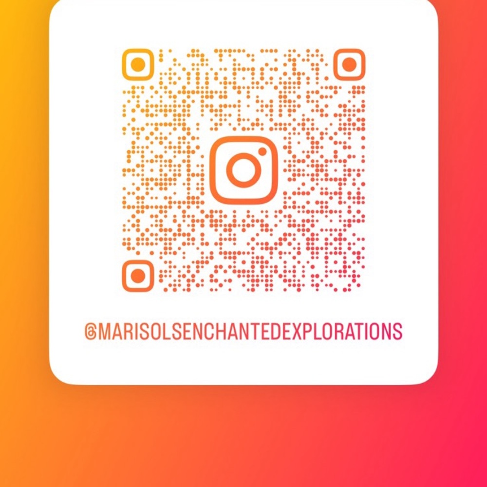 Instagram QR Code Card Hello follow me on IG
